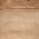 GUCCI GG Supreme Web Sherry Line Clutch Bag PVC Leather Beige Red Auth 84566-9