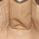 GUCCI GG Supreme Web Sherry Line Clutch Bag PVC Leather Beige Red Auth 84566-17