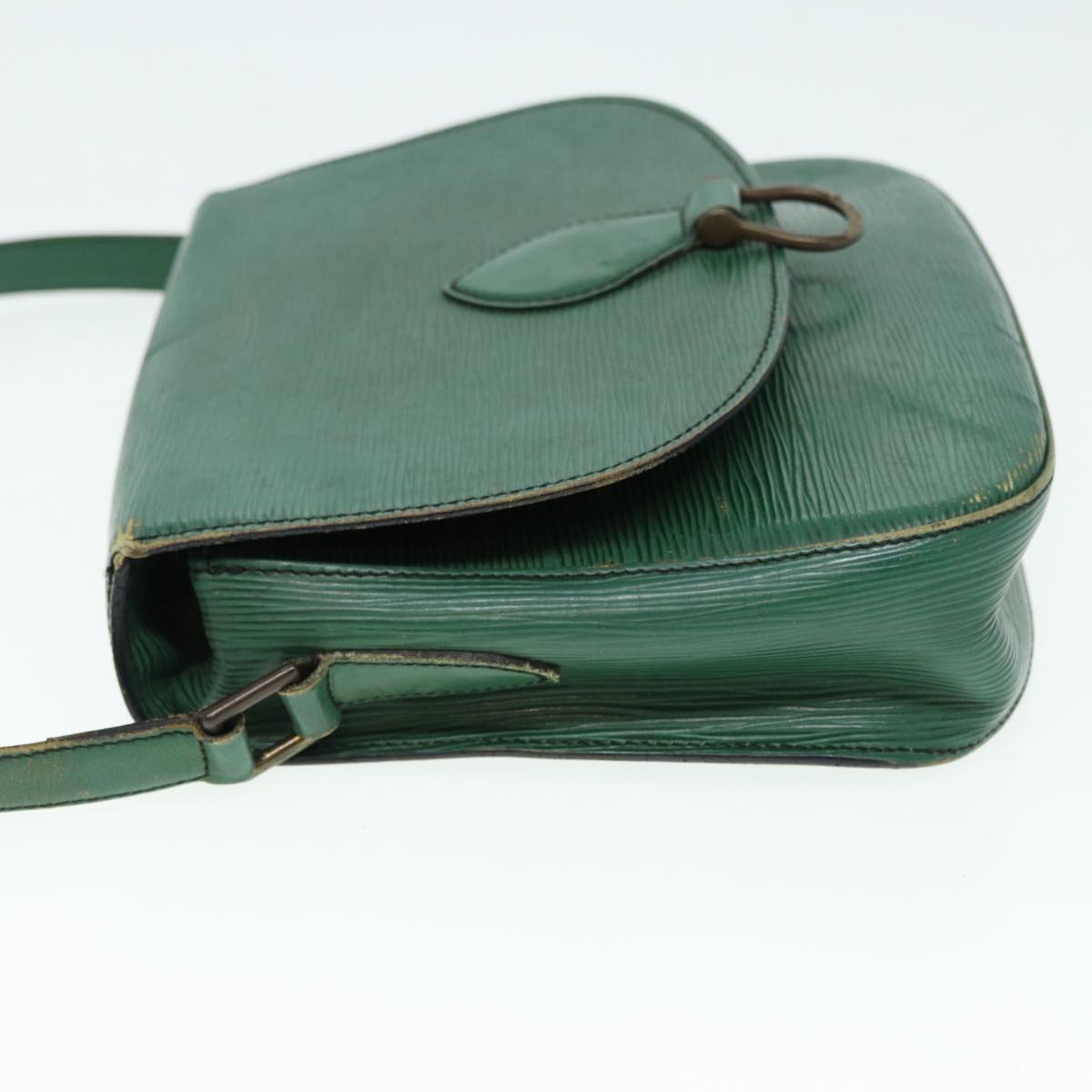 LOUIS VUITTON Epi Saint Cloud GM Shoulder Bag Green M52194 LV Auth 84577