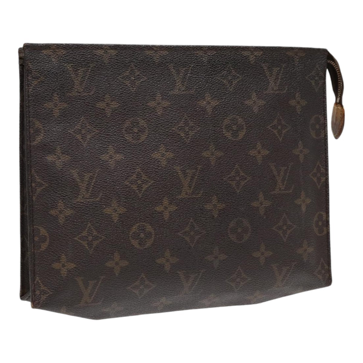 LOUIS VUITTON Monogram Poche Toilette 26 Pouch M47542 LV Auth 84584