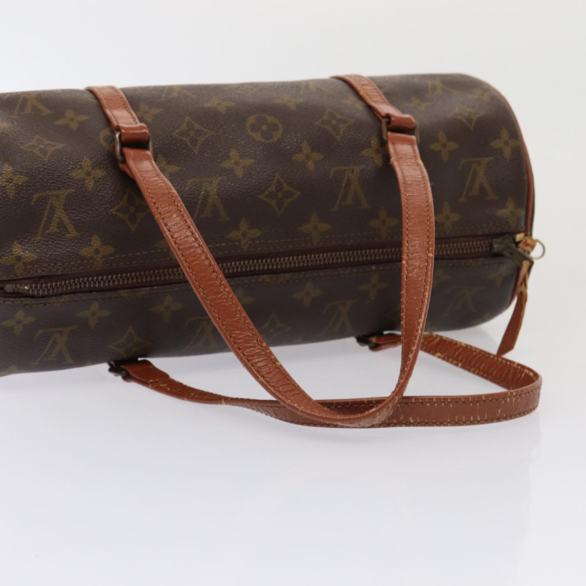 LOUIS VUITTON Monogram Papillon 30 Hand Bag M51385 LV Auth 84585