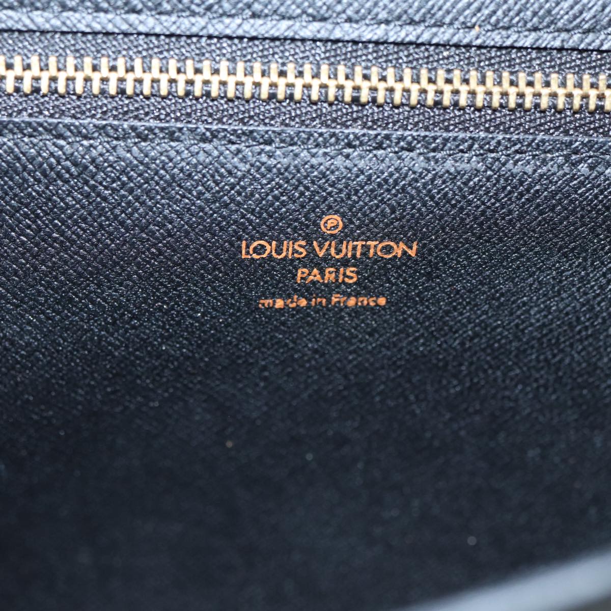 LOUIS VUITTON Epi Art Deco Clutch Bag Black M52632 LV Auth 84588