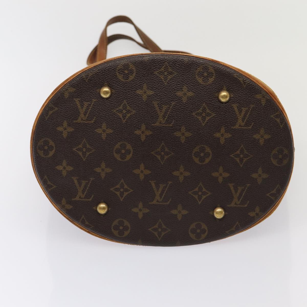 LOUIS VUITTON Monogram Bucket GM Shoulder Bag M42236 LV Auth 84594