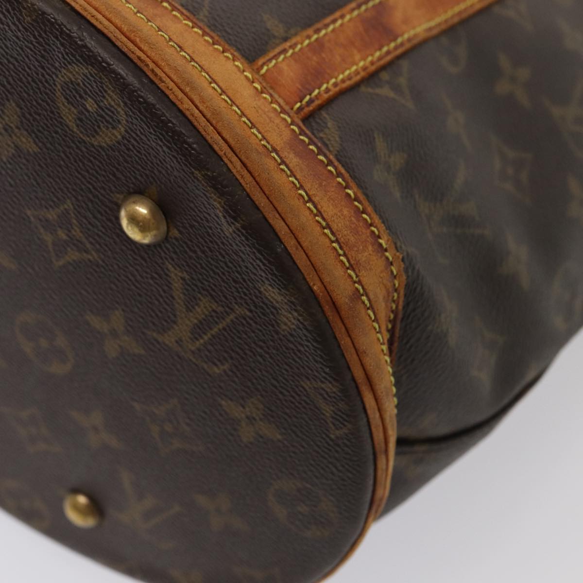 LOUIS VUITTON Monogram Bucket GM Shoulder Bag M42236 LV Auth 84594