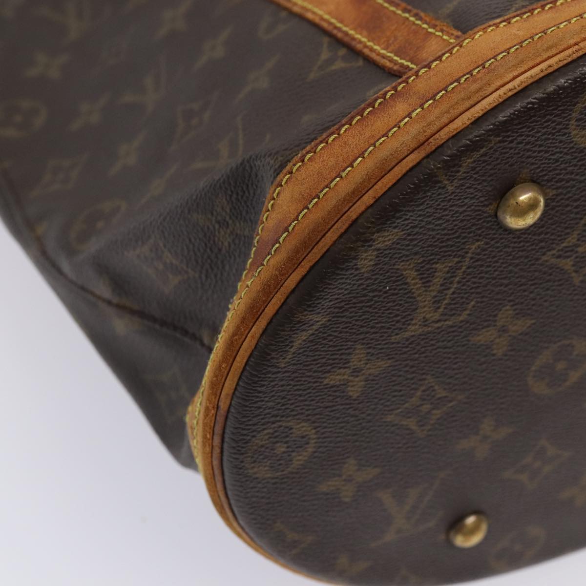 LOUIS VUITTON Monogram Bucket GM Shoulder Bag M42236 LV Auth 84594