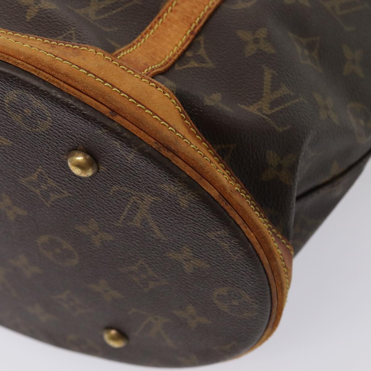 LOUIS VUITTON Monogram Bucket GM Shoulder Bag M42236 LV Auth 84594