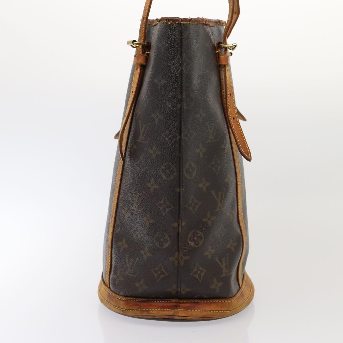 LOUIS VUITTON Monogram Bucket GM Shoulder Bag M42236 LV Auth 84594