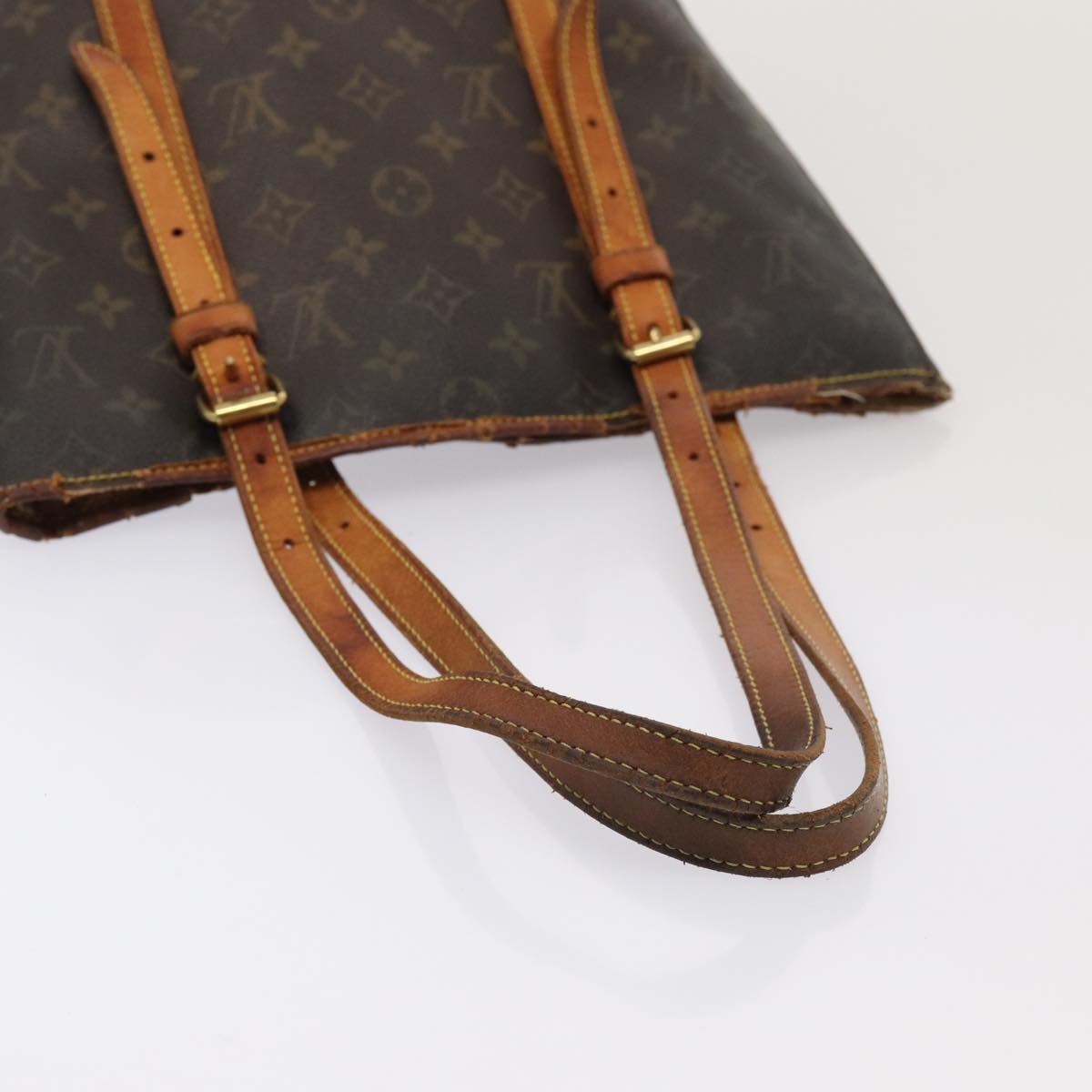 LOUIS VUITTON Monogram Bucket GM Shoulder Bag M42236 LV Auth 84594