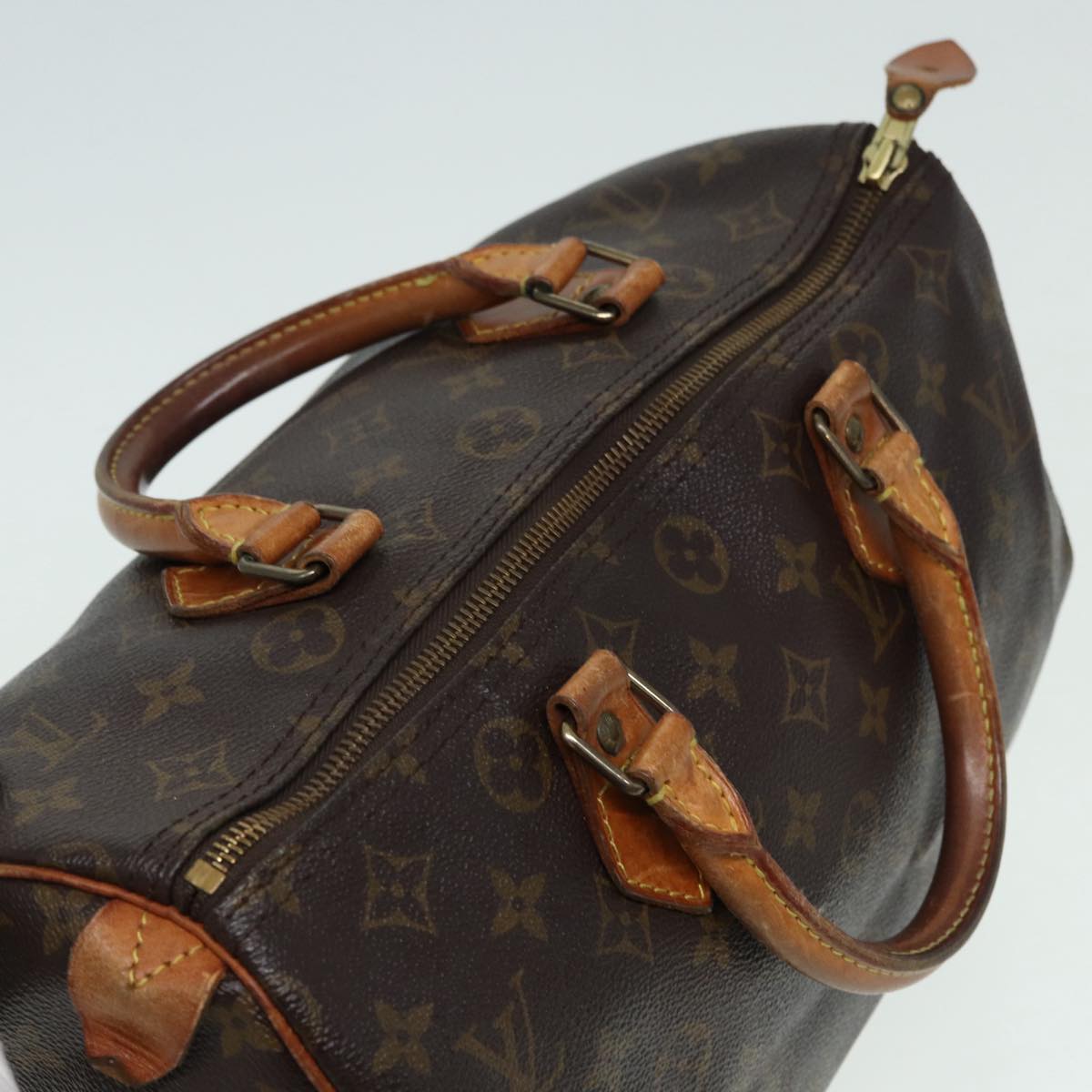 LOUIS VUITTON Monogram Speedy 30 Hand Bag M41526 LV Auth 84607