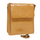 LOUIS VUITTON Monogram Vernis Motto Pouch Marshmallow Pink M91312 LV Auth 84628-1