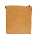 LOUIS VUITTON Monogram Vernis Motto Pouch Marshmallow Pink M91312 LV Auth 84628-2