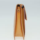 LOUIS VUITTON Monogram Vernis Motto Pouch Marshmallow Pink M91312 LV Auth 84628-3