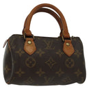 LOUIS VUITTON Monogram Mini Speedy Hand Bag M41534 LV Auth 84629-1