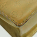 LOUIS VUITTON Monogram Vernis Spring Street Hand Bag Gris M91029 LV Auth 84634-9