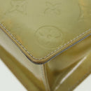 LOUIS VUITTON Monogram Vernis Spring Street Hand Bag Gris M91029 LV Auth 84634-16