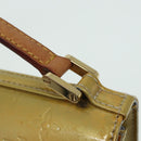 LOUIS VUITTON Monogram Vernis Spring Street Hand Bag Gris M91029 LV Auth 84634-10