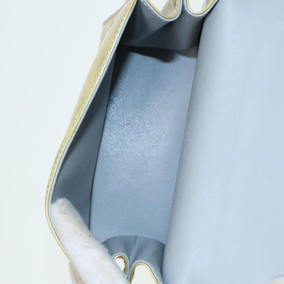 LOUIS VUITTON Monogram Vernis Spring Street Hand Bag Gris M91029 LV Auth 84634