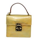 LOUIS VUITTON Monogram Vernis Spring Street Hand Bag Gris M91029 LV Auth 84634-13