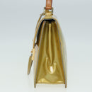 LOUIS VUITTON Monogram Vernis Spring Street Hand Bag Gris M91029 LV Auth 84634-3