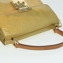 LOUIS VUITTON Monogram Vernis Spring Street Hand Bag Gris M91029 LV Auth 84634-6