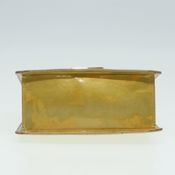 LOUIS VUITTON Monogram Vernis Spring Street Hand Bag Gris M91029 LV Auth 84634