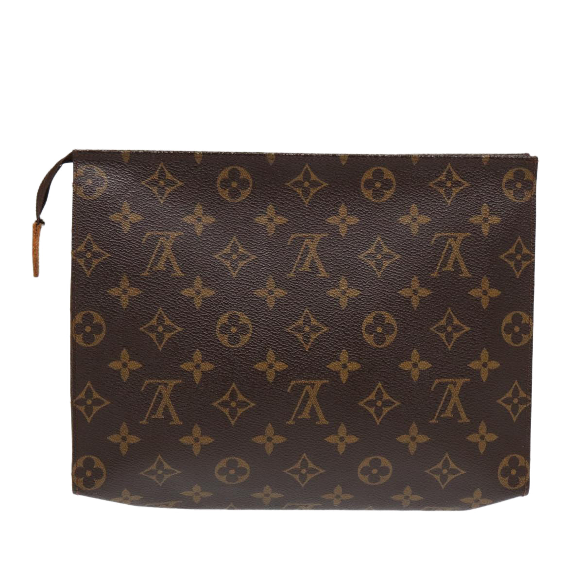 LOUIS VUITTON Monogram Poche Toilette 26 Pouch M47542 LV Auth 84635