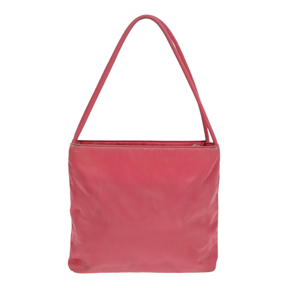 PRADA Shoulder Bag Nylon Pink Silver Auth 84644 - 0