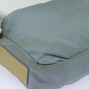 PRADA Shoulder Bag Nylon Light Blue Silver Auth 84645-15
