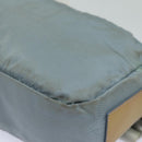 PRADA Shoulder Bag Nylon Light Blue Silver Auth 84645-16