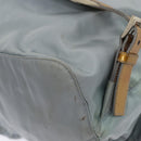 PRADA Backpack Nylon Light Blue Silver Auth 84646-18