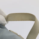 PRADA Backpack Nylon Light Blue Silver Auth 84646-14