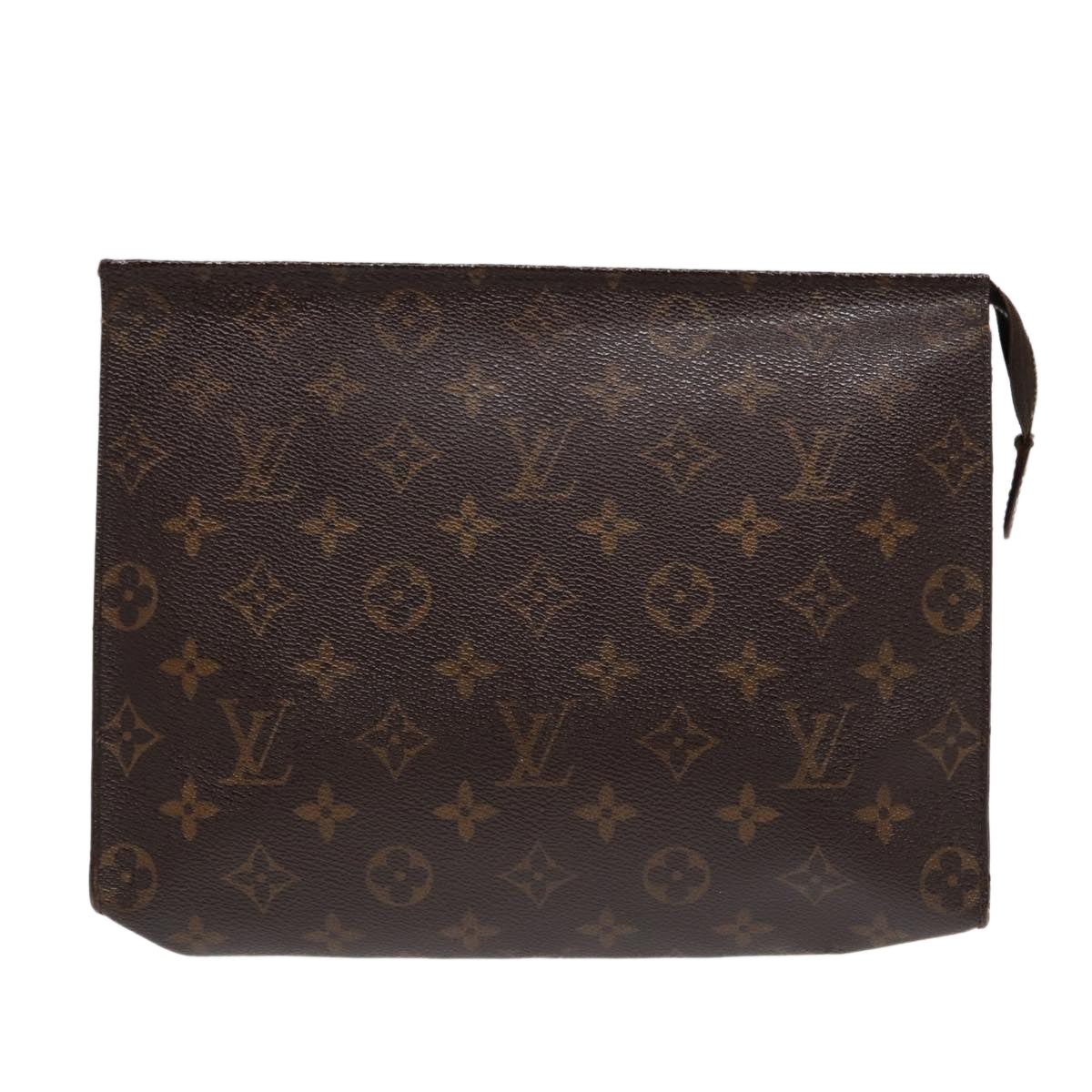 LOUIS VUITTON Monogram Poche Toilette 26 Pouch M47542 LV Auth 84663