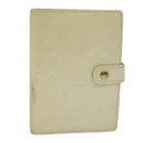 LOUIS VUITTON Vernis Agenda PM Day Planner Cover Perle R21010 LV Auth 84665-1