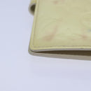 LOUIS VUITTON Vernis Agenda PM Day Planner Cover Perle R21010 LV Auth 84665-16