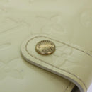LOUIS VUITTON Vernis Agenda PM Day Planner Cover Perle R21010 LV Auth 84665-18