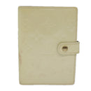 LOUIS VUITTON Vernis Agenda PM Day Planner Cover Perle R21010 LV Auth 84665-13