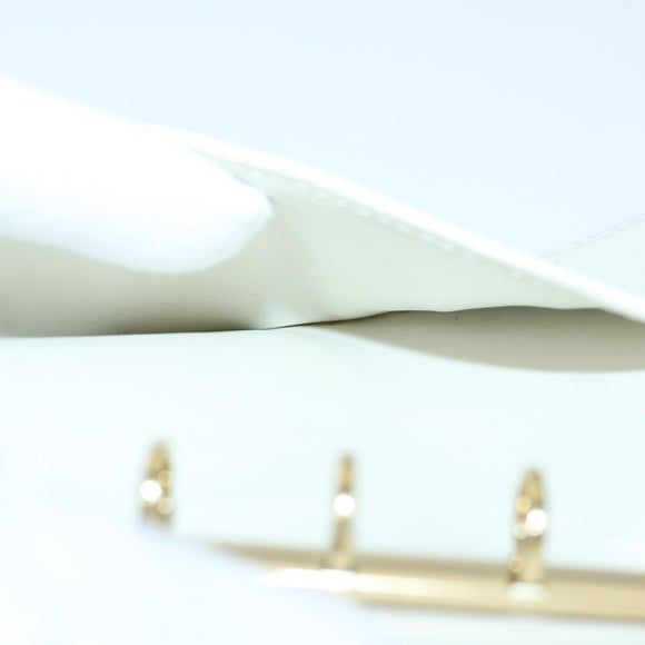 LOUIS VUITTON Vernis Agenda PM Day Planner Cover Perle R21010 LV Auth 84665