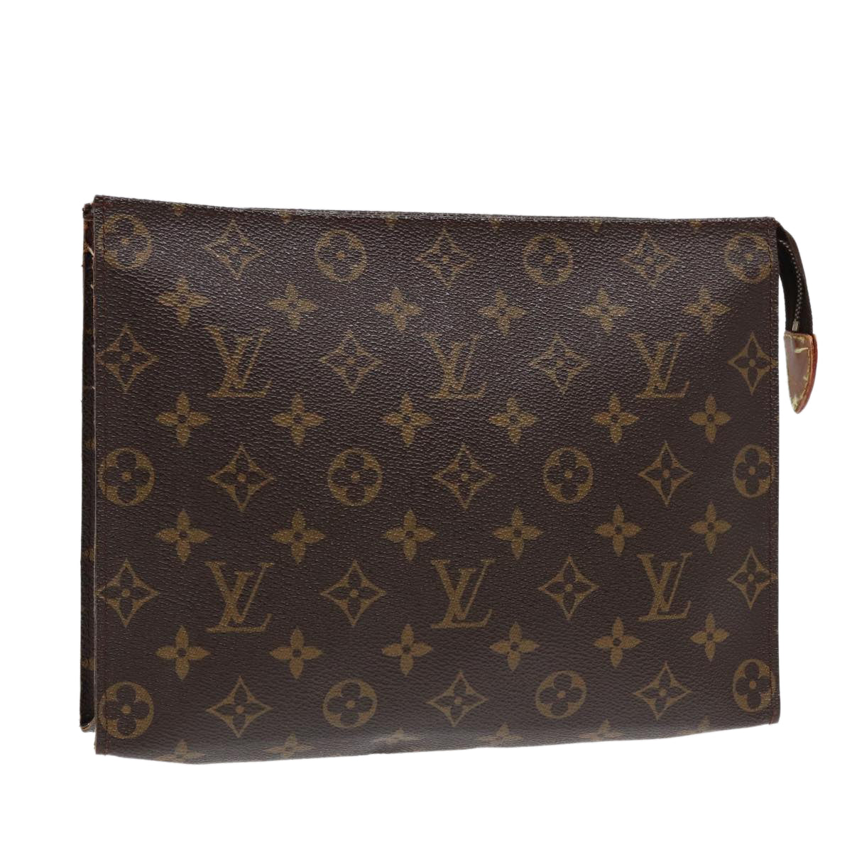 LOUIS VUITTON Monogram Poche Toilette 26 Pouch M47542 LV Auth 84666