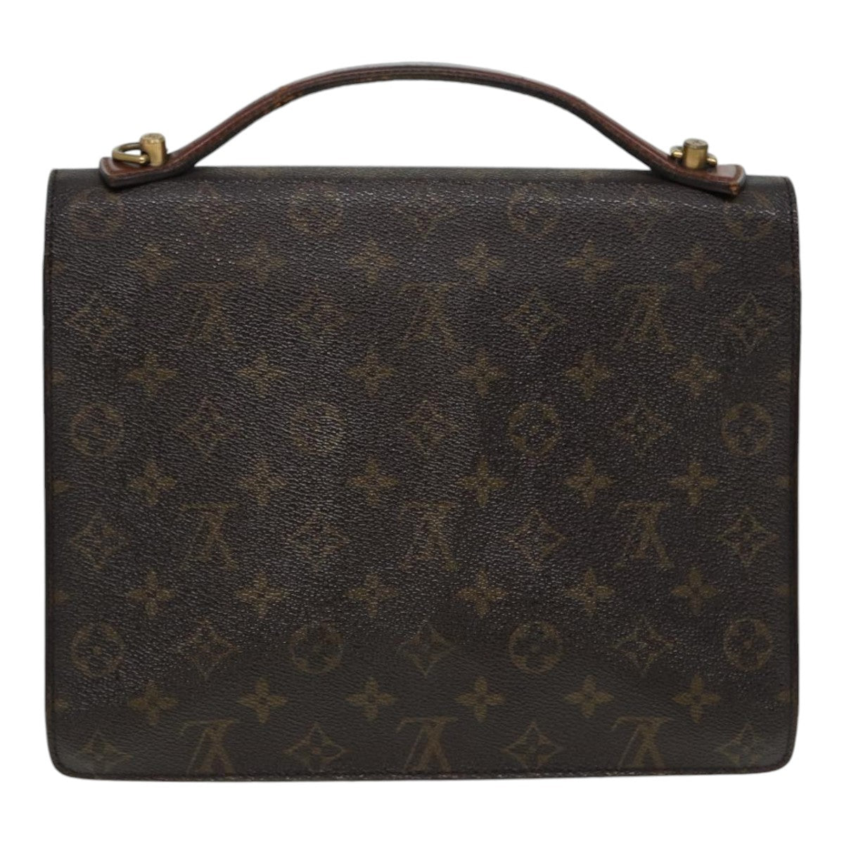 LOUIS VUITTON Monogram Monceau 28 Hand Bag 2way M51185 LV Auth 84669