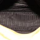 PRADA Tote Bag Nylon Yellow Silver Auth 84670-10