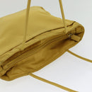 PRADA Tote Bag Nylon Yellow Silver Auth 84670-6