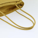PRADA Tote Bag Nylon Yellow Silver Auth 84670-7