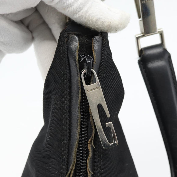 GUCCI Schoudertas Canvas Zwart Zilver 001 2113 1955 Auth 84672