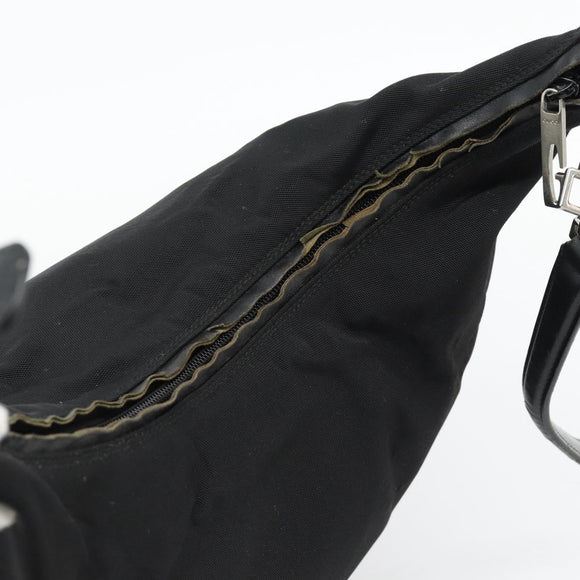 GUCCI Schoudertas Canvas Zwart Zilver 001 2113 1955 Auth 84672