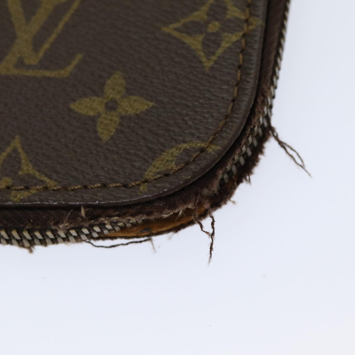 LOUIS VUITTON Monogram Posh Documents Clutch Bag M53456 LV Auth 84673