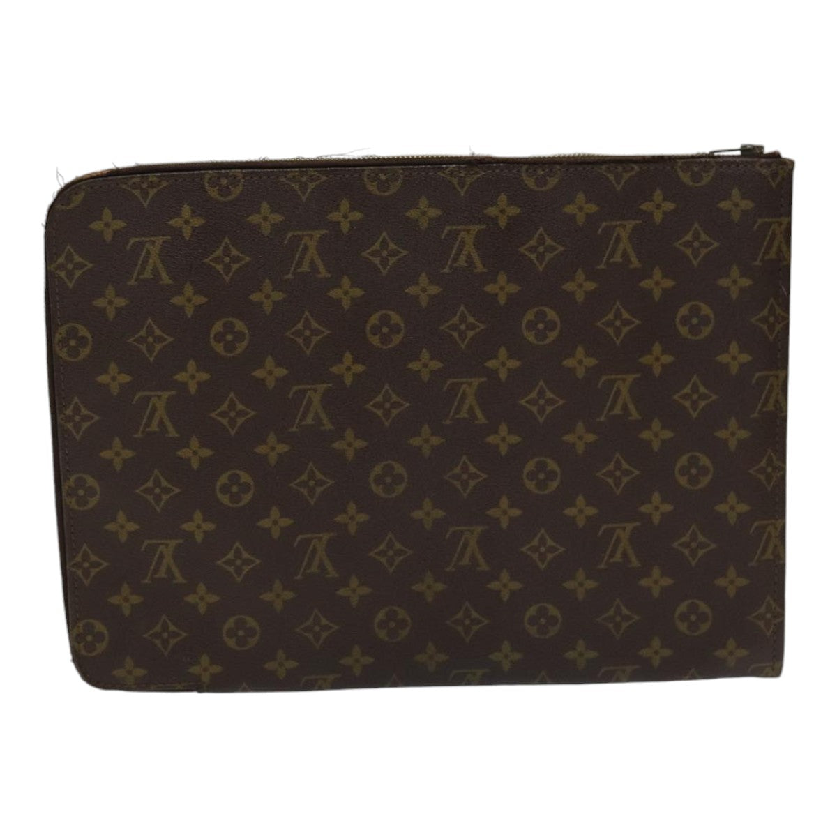 LOUIS VUITTON Monogram Posh Documents Clutch Bag M53456 LV Auth 84673 - 0