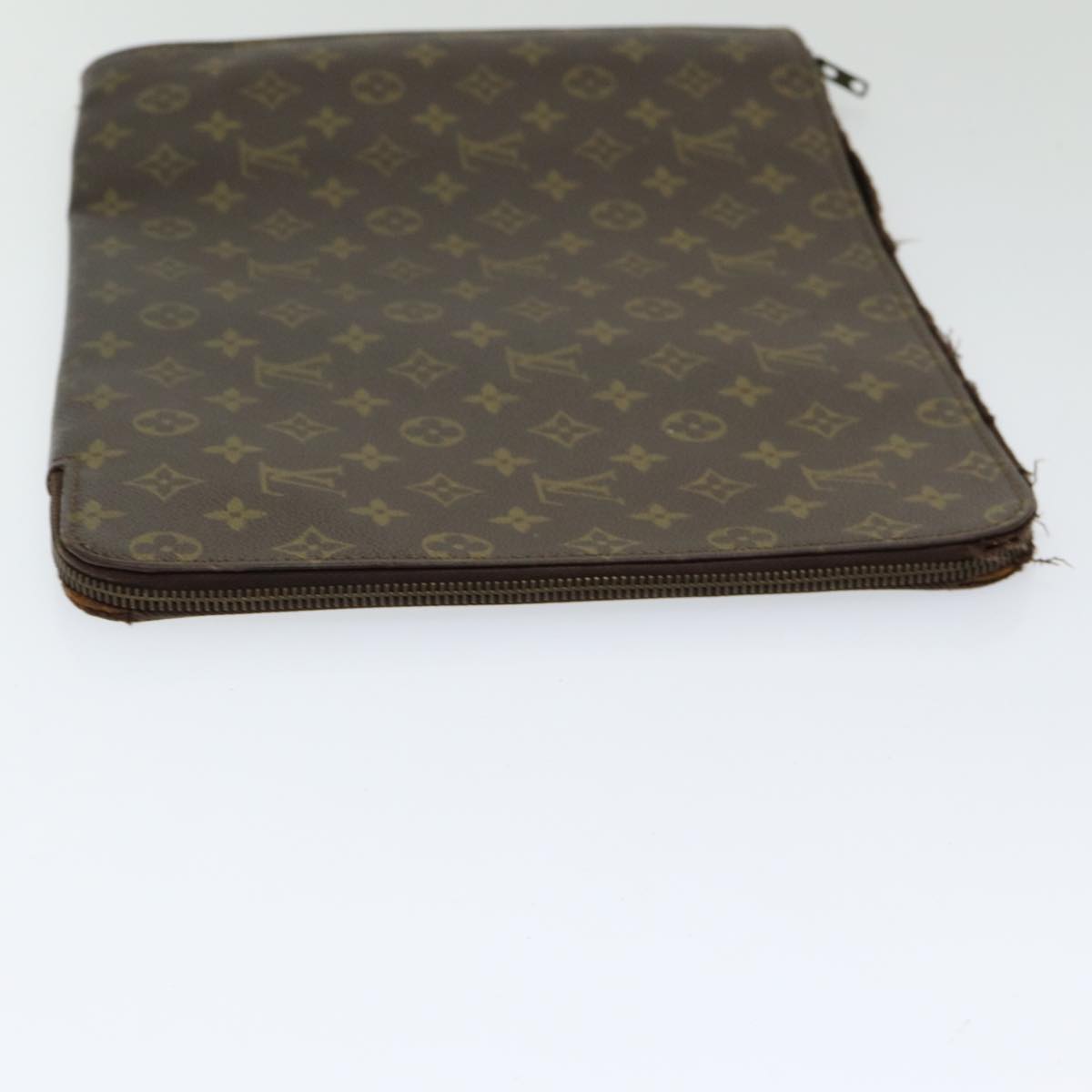 LOUIS VUITTON Monogram Posh Documents Clutch Bag M53456 LV Auth 84673