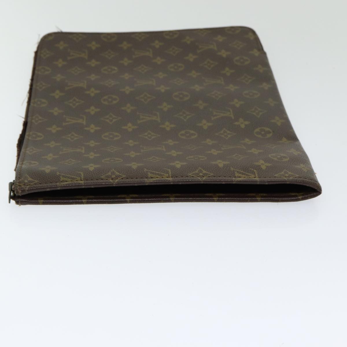 LOUIS VUITTON Monogram Posh Documents Clutch Bag M53456 LV Auth 84673