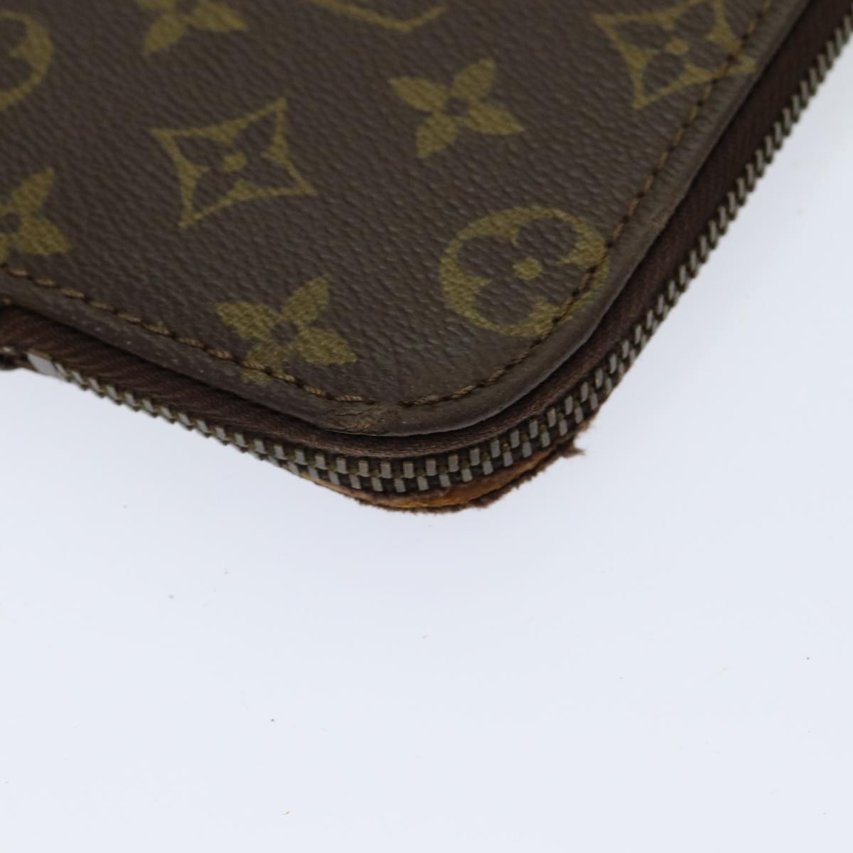 LOUIS VUITTON Monogram Posh Documents Clutch Bag M53456 LV Auth 84673