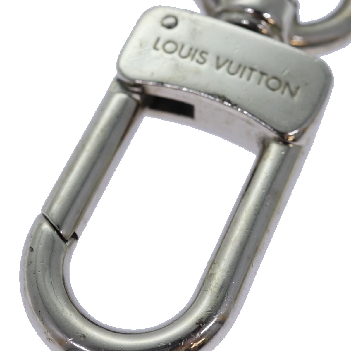 LOUIS VUITTON Anneau Cles Mukston XL Key Ring Silver M65053 LV Auth 84674